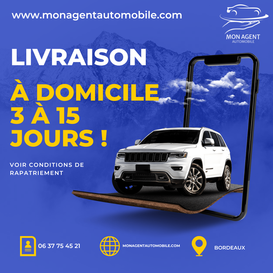 Service de livraison à domicile de véhicules par Mon Agent Automobile à Bordeaux, rapide et fiable.