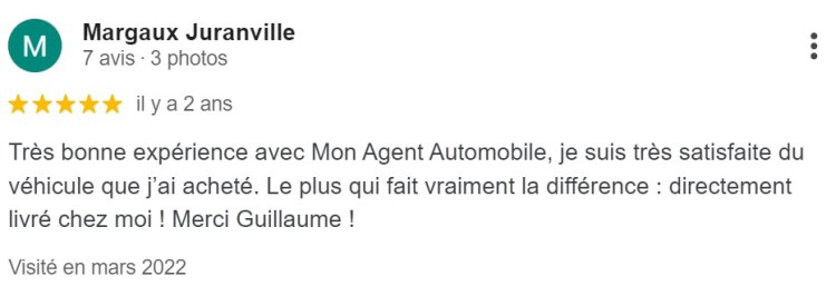 Témoignage client satisfait après importation d’un véhicule de Belgique avec Mon Agent Automobile