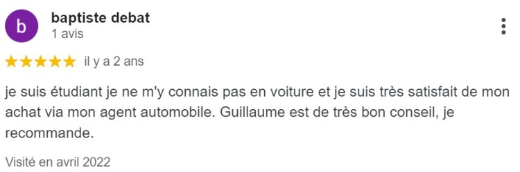 Témoignage client après l’achat d’une voiture belge importée avec accompagnement