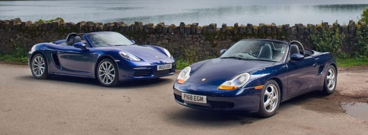 Porsche Boxster en pleine importation vers la France